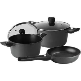 Camp4 Alu-Topfset mit Antihaftbeschichtung - 5-teilig