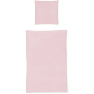 IRISETTE Bettwäsche "Easy 8361", rosa, B/L: 155cm x 200cm, 1 Stk., 1 Stk., Seersucker, B/L: 80cm x 80cm, 2 Stk., Seersucker, Obermaterial: 100% Baumwolle, Bettwäsche, Bettwäsche