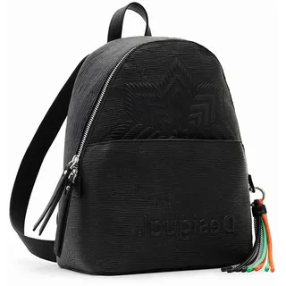 Desigual Damen Back_aquiles BACK AQUILES MOMBASA MINI 2000 BLACK, Schwarz, Einheitsgröße EU