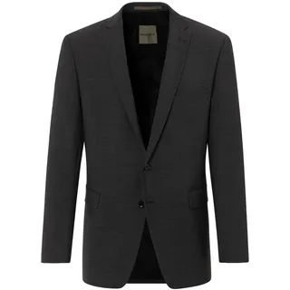Anzugsakko BENVENUTO. "ROMEO", Herren, Gr. 102, grau (anthrazit), Obermaterial: 52% Polyester PES. 43% Wolle WO. 5% Elasthan EL. Futter: 50% Acetat CA. 50% Viskose CV. 50% Acetat CA. 50% Viskose CV., meliert, modern fit, V-Ausschnitt, Sakkos Anzugsakko, mit Pattentaschen