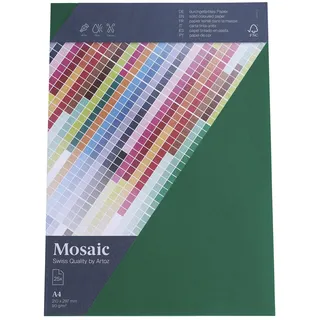 Artoz Briefpapier Mosaic tannengrün DIN A4 90 g/qm 25 Blatt