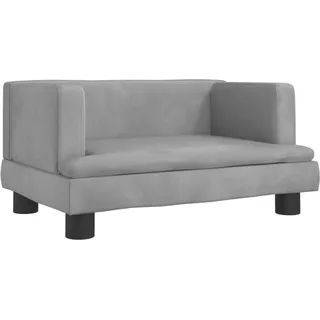 vidaXL Kindersofa vidaXL 60 x 40 x 30 cm Kiefer grau