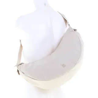 GOT BAG Moon Bag Large Umhängetasche Polyurethan Beige/Weiß