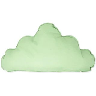 Dekoratives Kissen in Wolkenform für Kinderzimmer, gepolstertes Kissen für Kinder, handgefertigt, Möbel und Textilien für Kinderzimmer - Light Green