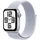 Watch SE GPS 40 mm Aluminiumgehäuse silber Sport-Loop wolkenblau verstellbar