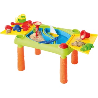 Xxxl Sand- UND Wasser Spieltisch , Multicolor , Kunststoff , 48x46x99.3 cm , stabil, farbecht , Freizeit & Co, Gartenspielzeug, Sandspielzeug