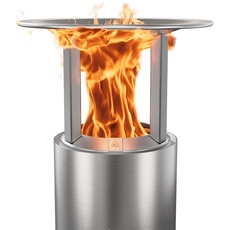 Solo Stove Mesa Wärmeverteiler | Erweitert den Wärmeradius um 60 cm, Outdoor Heizstrahler, Robustes Tischkamin Zubehör mit Tragetasche, Bis zu 12°C mehr Wärmer Edelstahl, Durchmesser: 19,2 cm, 1,9 kg