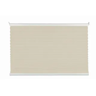 Buchheister Plissee, sand 100x130cm (BH 100x130 cm, - braun - BH 100x130 cm