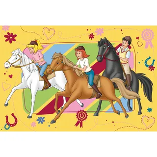 Schmidt 56544 Bibi & Tina Pferdeliebe Kinderpuzzle, 200 Teile