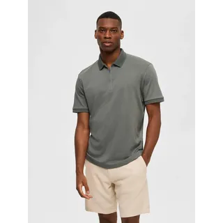Selected Fave Kurzarm-poloshirt - Agave Green, M
