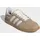 Sneaker ADIDAS SPORTSWEAR "BREAKNET SLEEK", Damen, Gr. 40, warm sandstone, core weiß, gum 3, Leder, Synthetik, Schuhe Sneaker