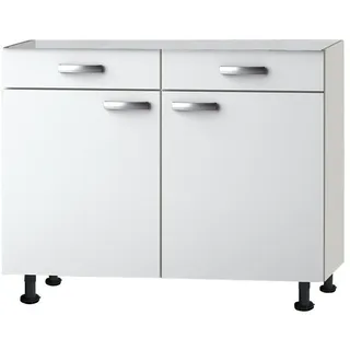 OPTIFIT Unterschrank Ole 100 x 58,4 x 87 cm Weiß