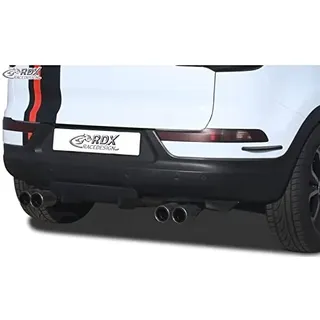 RDX Racedesign Heckschürzenansatz 'Diffuser U-Diff' kompatibel mit Kia Sportage (SL) 2010-2015 (PU)