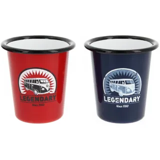 BRISA Teetasse 0,31 l Rot Blau 2 St.