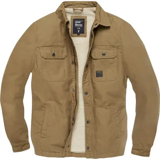 Vintage Industries Dean Sherpa Jacke, braun, 3XL