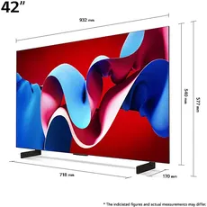 Bild von Electronics OLED42C47LA (2024) 42 Zoll OLED evo C4 4K Smart TV; OLED TV,