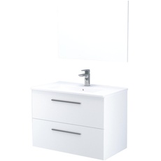 ARKITMOBEL Moderne Badezimmermöbel-Waschbecken, weiß, Unico