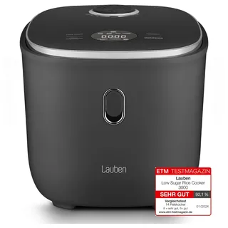 Lauben Reiskocher schwarz 3,0 l