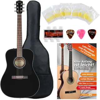 Fender CD-60 V3 DS Black Starter Set
