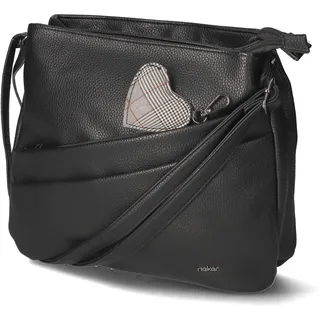 Rieker H1005-02 Handtasche Synthetik Damen in schwarz - Gr. S