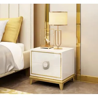 Design Nacht Konsole Tisch Kommode Tische Konsolen Schrank Schlafzimmer Neu - Weiß