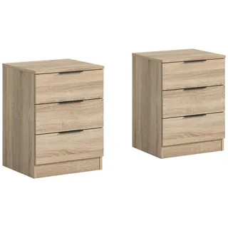 VCM Nachtschrank KOPENHAGEN 45 x 60 x 40 cm Braun