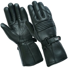 Mens Leather Winter Thermal Labelled Waterproof Inserts Thinsulate Motorcycle Gloves XL