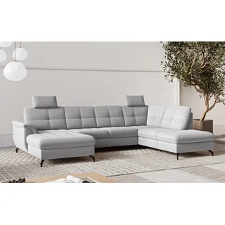 sit&more Wohnlandschaft »Zora« wahlweise mit Bettfunktion und Bettkasten, grau