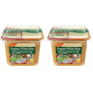 Hikari Miso Organic White Miso, Weißes Bio Miso aus Japan, Bio Miso-Paste weiß, 500 g (Packung mit 2)