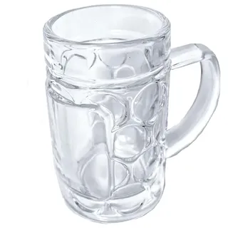 Carlso 12x Mini Bierkrug, Massglaß, Seidel, Oktoberfest, Bayern Schnapsglas 4cl mit Henkel (12x ohne Kordel)