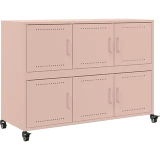 Sideboard Rosa 100,5x39x72 cm Stahl - Rosa