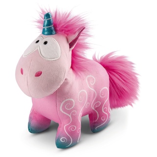 NICI 49107 Kuscheltier Einhorn Midnight Floral 32cm pink stehend-Nachhaltiges Stofftier aus weichem Plüsch, niedliches Plüschtier zum Kuscheln und Spielen, für Kinder & Erwachsene, tolle Geschenkidee