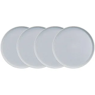 Butlers Teller 4er-Set Casa Nova 27 cm , Grau , Keramik , 27x2x27 cm , Geschirr, Teller, Speiseteller