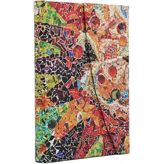 paperblanks ltd. 18-Monatskalender 2026-2027 Gaudis Sonne Mini Horizontal: 1 Woche = 2 Seiten