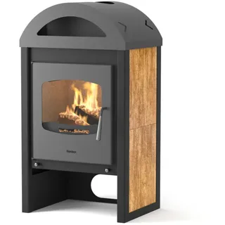HS-Flamingo Kaminofen | Meland | 9 kW | Walnuss