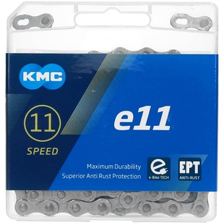 KMC e11 EPT eBike Kette Argento Scuro, 136 Link