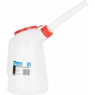 GEKO | Ölkanne, 1L, Füllkanne, Messbecher, Messkanne, Wasserkanne