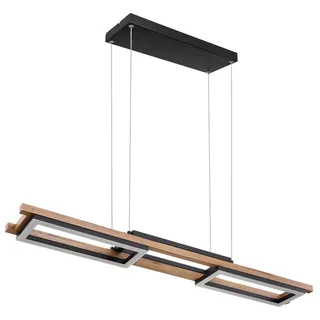 GLOBO Illa 3-flg. 120 cm schwarz matt