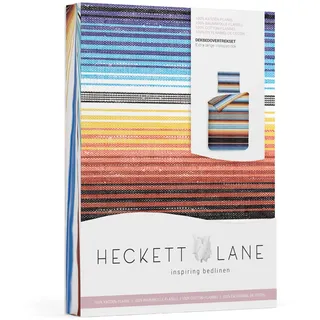 Heckett Lane Serape Duvet Cover, 100% Cotton Flannel, Multi, 135 x 200 cm, 1.0 Pieces