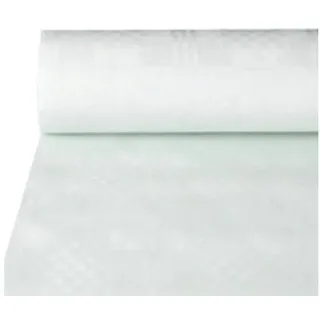 Papstar Tischdecke 12542 100 x 500 cm Weiß