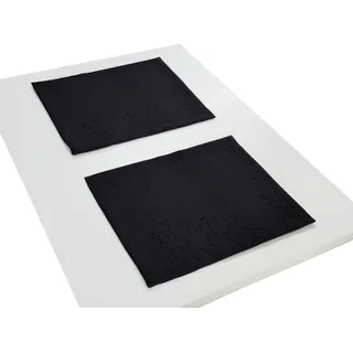 Platzset WIRTH "Lahnstein" Gr. 1, schwarz, B:40cm L:35cm, Obermaterial: 100% Polyester, Platzsets, Platzset