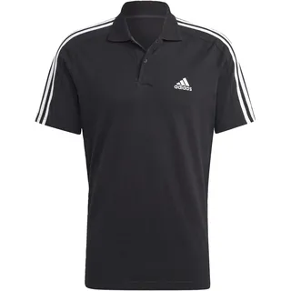 adidas 3-Streifen Pique Ps Kurzarm-poloshirt Black / White S