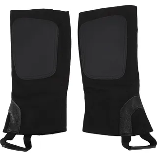 2pcs Equestrian Halb Chaps Cowide Leder Canvas Professionell Ergonomisches Reiten zum Training m