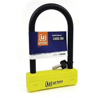 Urban Security Ur120220 Sra 120 Mm Bügelschloss - Black / Yellow - 220 mm