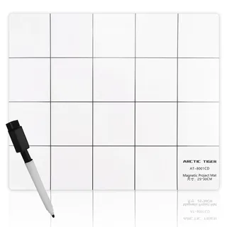 FSWWSF Magnetische Arbeitsmatte Magnetmatte Magnetic Project Mat Mit Stift Zum Sortieren von Bohrern Schrauben und Ersatzteilen usw