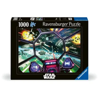 Ravensburger Puzzle Star Wars Tie Fighter Cockpit, 12+ Yearbeschädigt