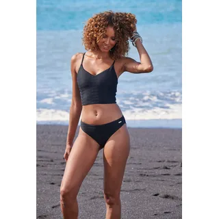 Bikini-Hose SUNSEEKER "Loretta", Damen, Gr. 34, N-Gr, schwarz, Polyamid, Strukturmuster, unifarben, Badehosen Bikini-Hose, mit Strukturmuster, Topseller
