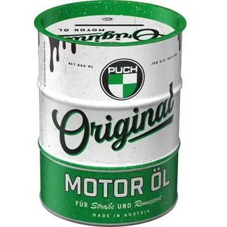 Deko7 Spardose im Ölfass-Design, 11.5 cm x 9 cm, Grün, Kunststoff, Art Deco, Spardose, Geldbanksafe, Dekorliebhaber, Einrichtungsbegeisterte, Erwachsene und Kinder