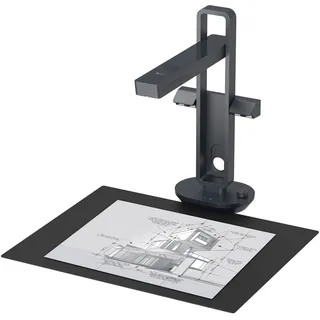 CZUR Aura Pro Tragbarer Buch Dokumentenscanner mit OCR für Win und Mac, HD Dokumentenkamera für A3 A4, 4 Farb 6 Helligkeitsstufen Led Schreibtischlampe