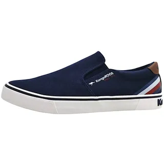 KangaROOS K-VM Alan Herrenschuhe Leinenschuhe Slipper Blau Freizeit, Schuhgröße:41 EU